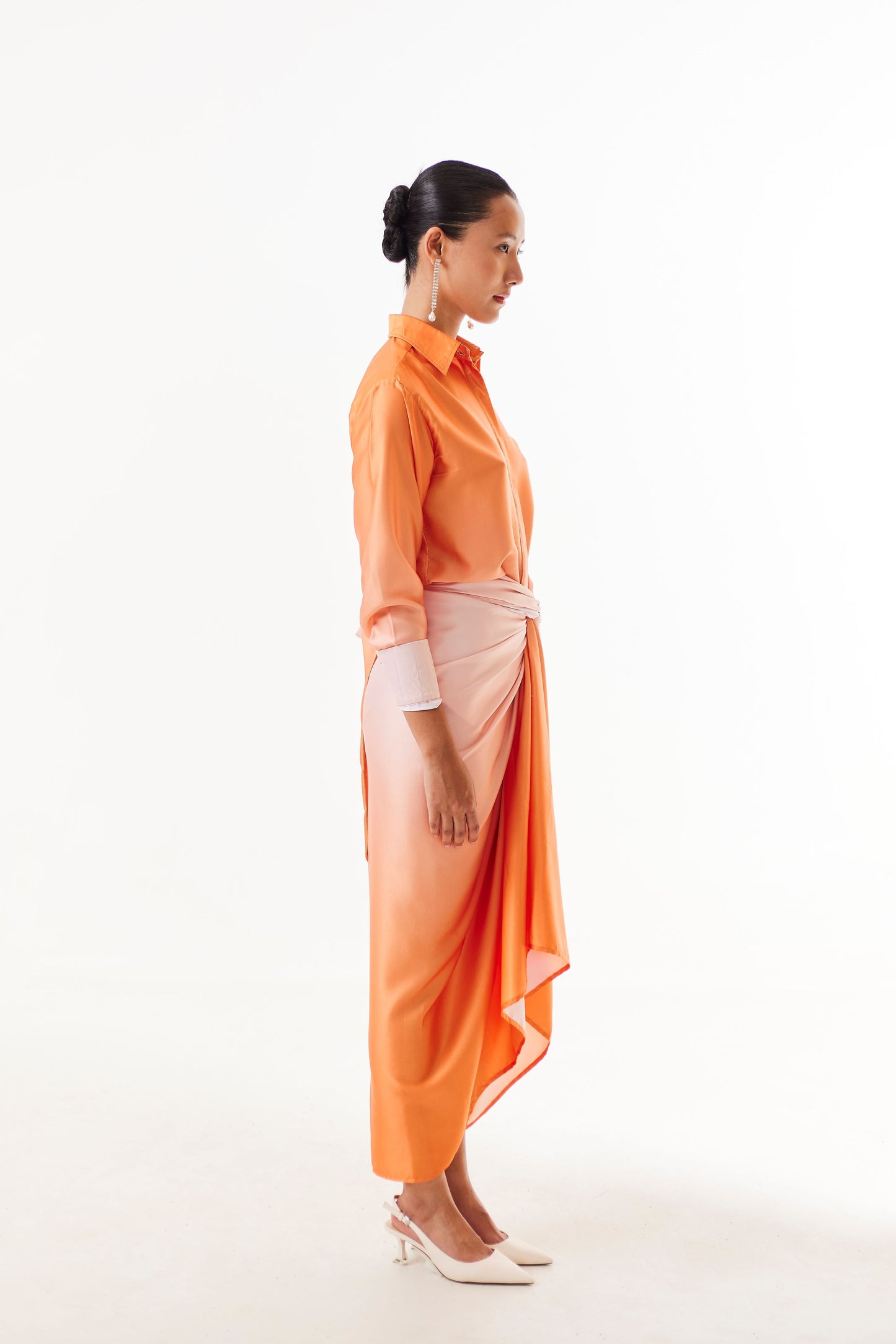 Sunset Orange Ombre Co-ord Set