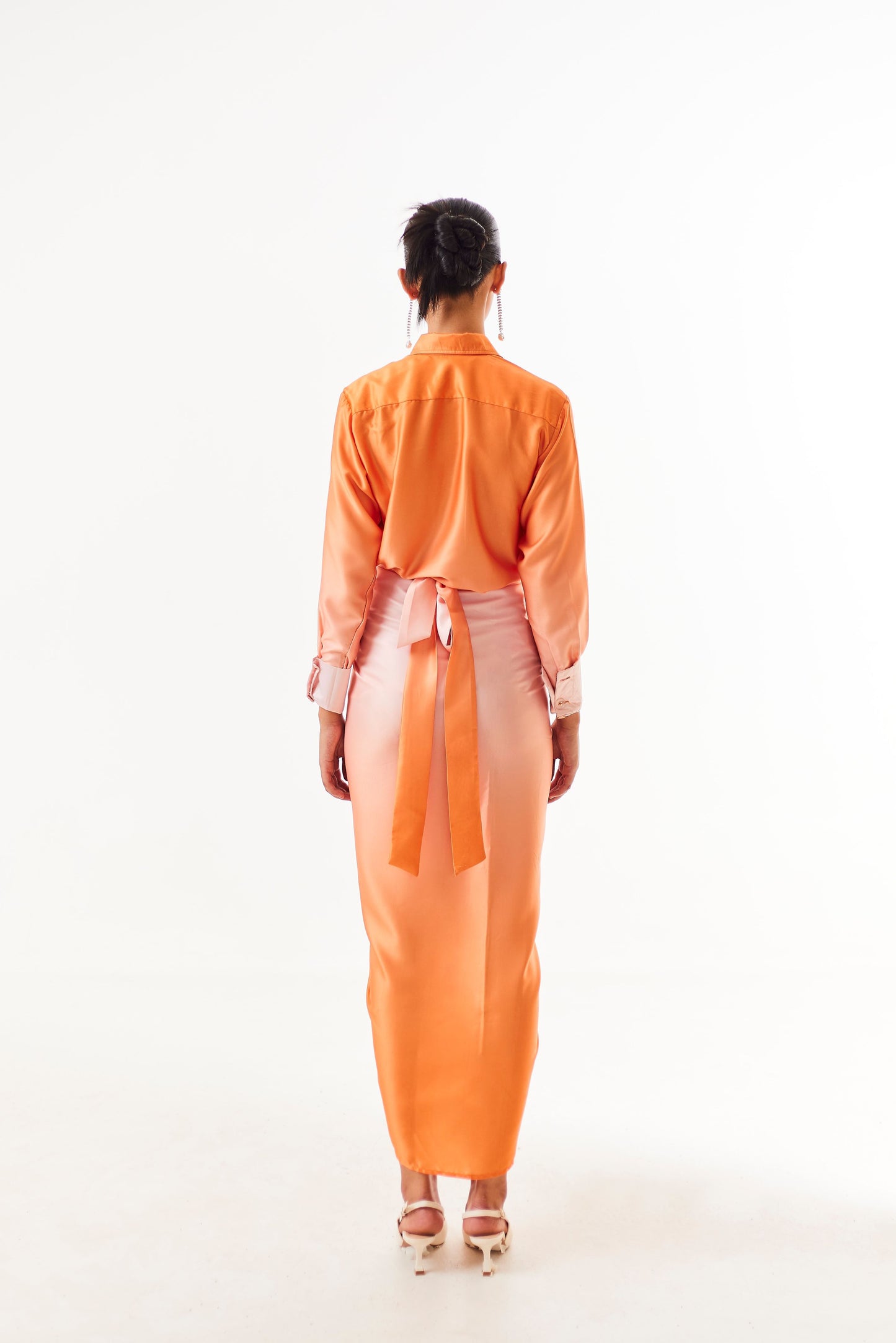 Sunset Orange Ombre Co-ord Set